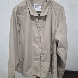 Light Beige LondIn Fog Zip-Front Jacket